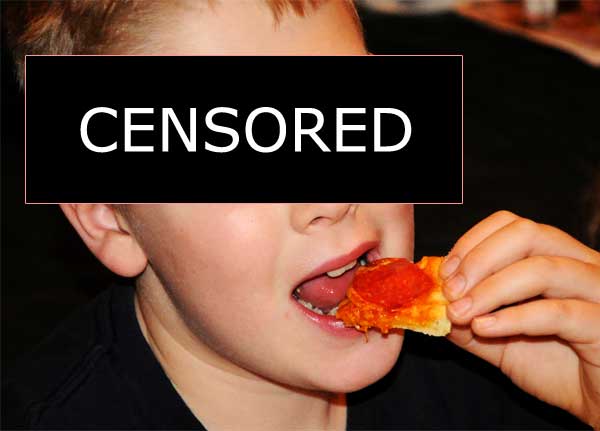Kid Eating Pizza